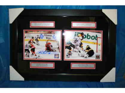 Chicago Blackhawks Autographed framed Photos from the 2010 and 2013 Stanley Cups
