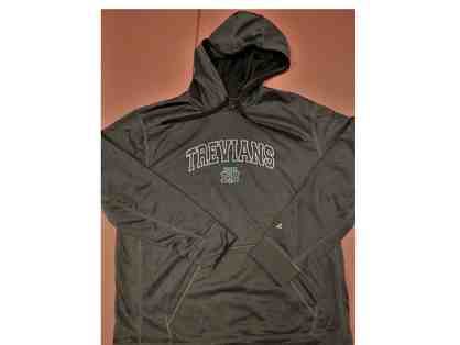 Trevians Dark Grey Size X-Large Hooded Sweatshirt
