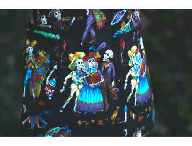 Black Day of the Dead Apron