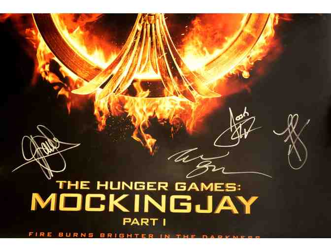 Mockingjay Part 1 - 27x40' Poster Signed by Jennifer, Josh & Liam!