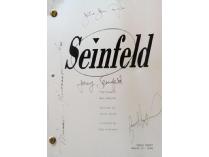 Jerry Seinfeld series finale script signed by the entire cast