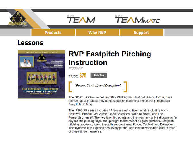 RightView Pro- Pitching Instruction