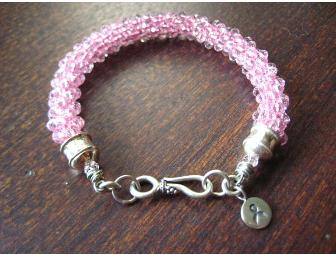 Pink Kumihimo Bracelet