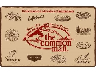 $50 Common Man Restaurant Gift Certificate