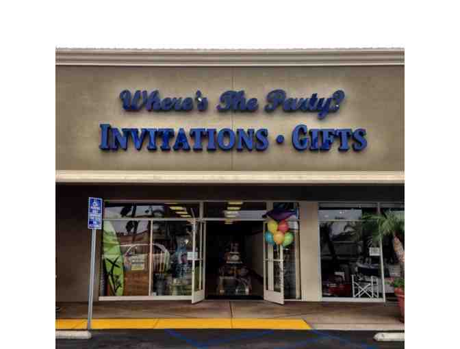 Birthday Party Pack: Where's the Party ($50)+Susie Cakes+Cake Topper