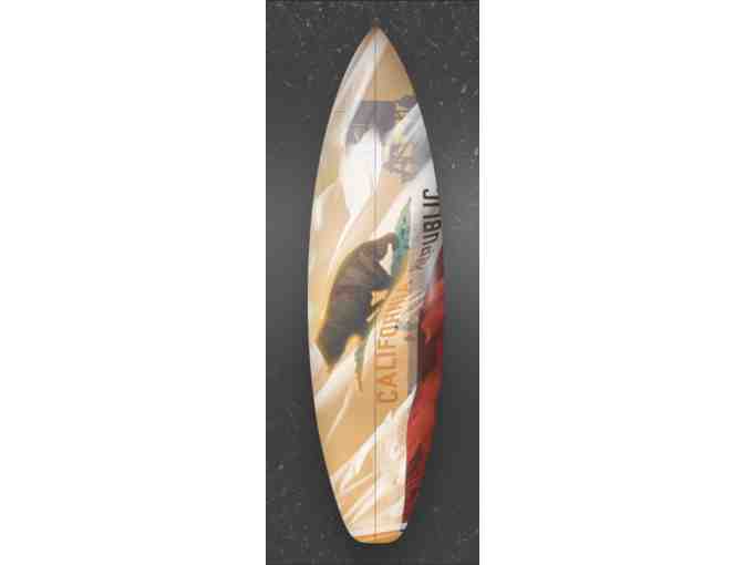 Customized NHES Sharks Surfboard by BOARDLAMS.COM