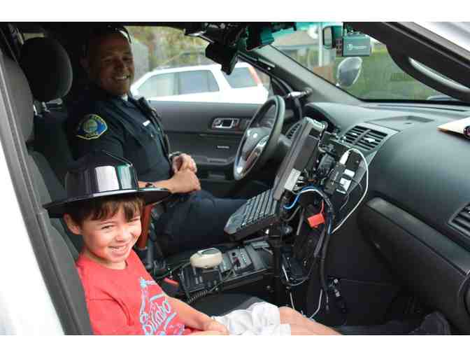 Ride to School with the Newport Beach Police! For your Child!