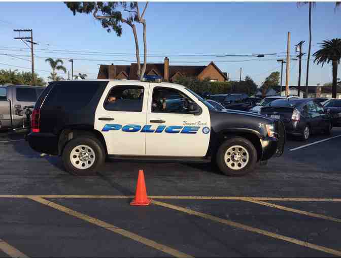 Ride to School with the Newport Beach Police! For your Child!