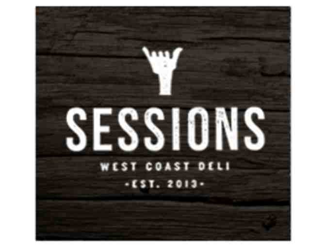 $50 Gift Certificate to Sessions West Coast Deli and More!