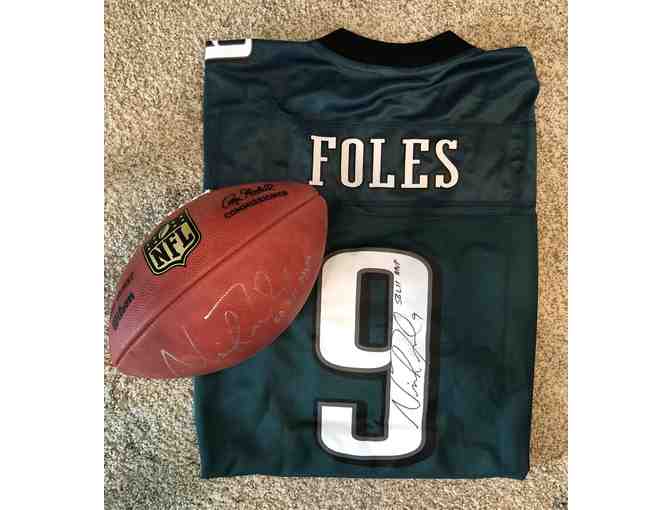 Super Bowl LII Champion and MVP - NICK FOLES - Personally Autographed Football