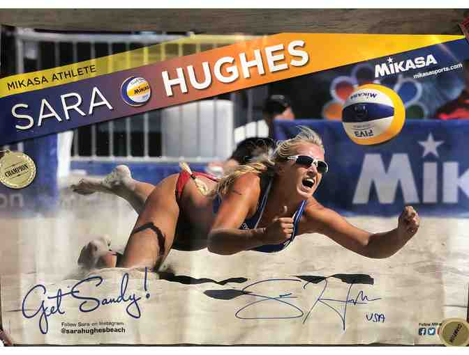 Team USA Beach Volleyball Star - Sara Hughes, Autographed Ball and More!