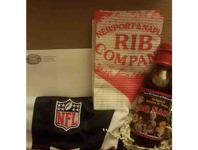 Newport Rib Co & Retired NFL Ref Laird Hayes Jersey