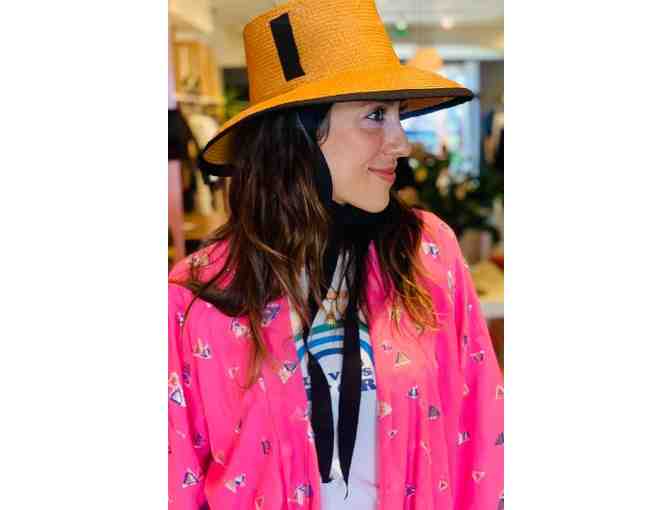 'The Valerie ' Custom Straw Hat ~ Maxine Store Lido
