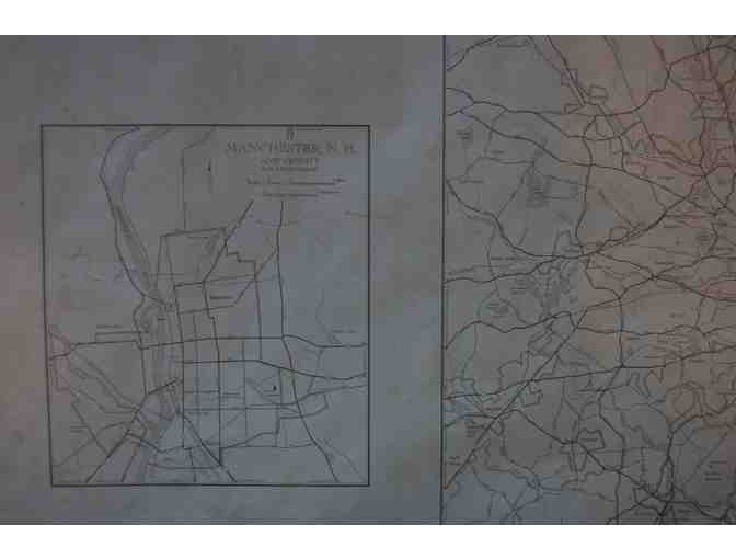 USGS MAPS 1947  Boston, MA  and Albany, NY