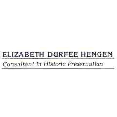 Elizabeth Durfee Hengen, Preservation Consultant