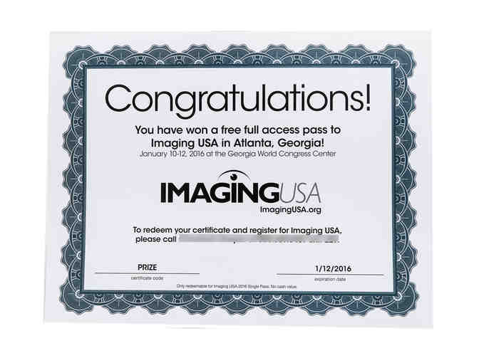Registration to Imaging USA