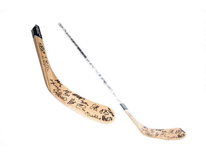 Team Autographed Hockey Stick-Colorado Avalanche