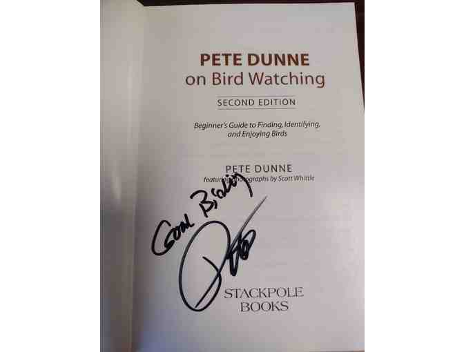 Autographed copy of Pete Dunne on Birdwatching