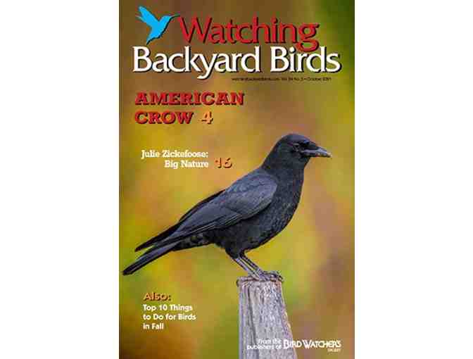 1 Year subscrip. Bird Watcher's Digest and Watching Backyard Birds + Tick control items