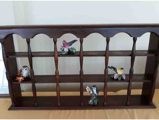 Lenox Porcelain Bird collection and display case
