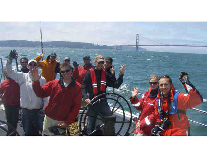 America's Cup Yacht Sailing in San Francisco Bay