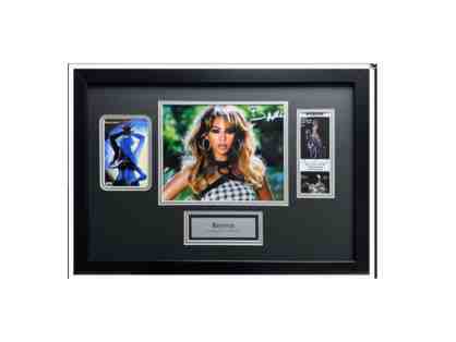 Beyonce Autographed Renaissance World Tour Display