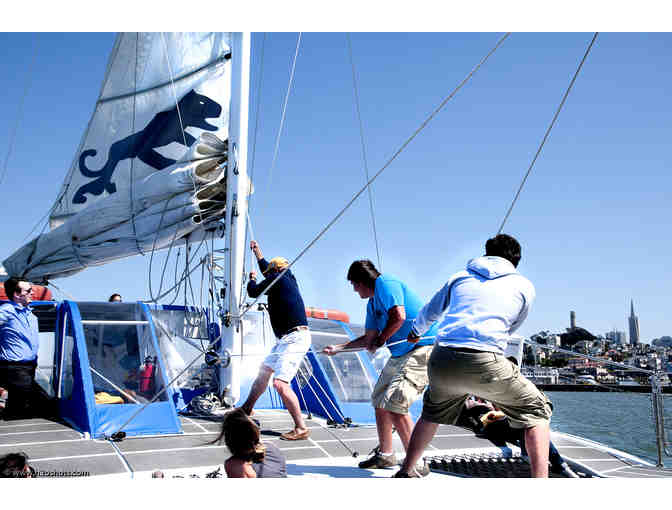 Two (2) Tickets on a Regularly Scheduled Bay Sail on Adventure Cat Sailing Charters
