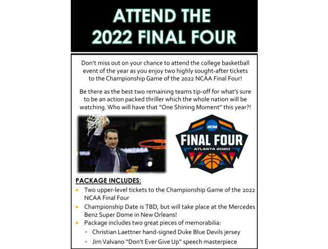 NCAA Final Four Experience for Two - Photo 1