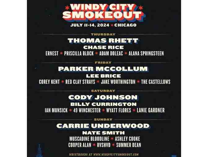 2 4-day passes for Windy City Smokeout - Photo 1