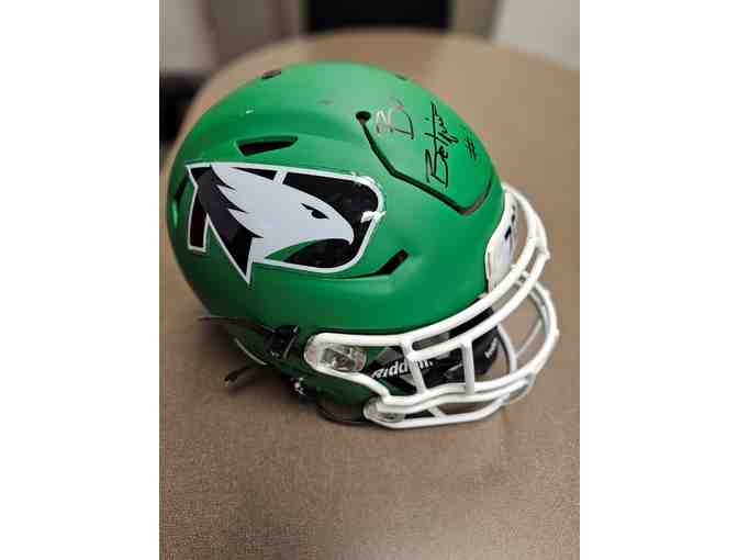 Bo Belquist Signed UND helmet x Bo Belquist x UND x Dinger Network Office
