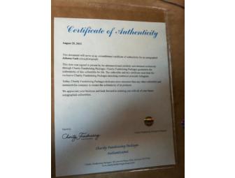 Johnny Cash Autographed and Framed 11X14 Photo