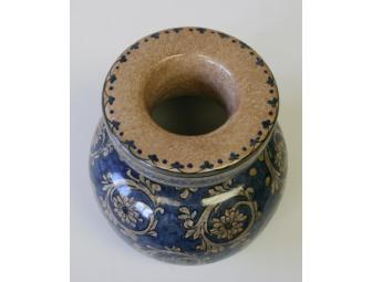 Italian Majolica Vase by Biordi