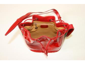 Gucci Red Patent Leather Handbag