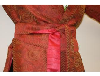 Silk Jacket with Obi Belt from Ibhana Creations
