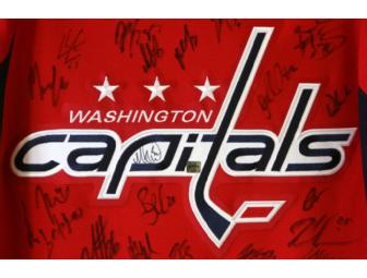2011-2012 Team Autographed Washington Capitals Premier Home Jersey
