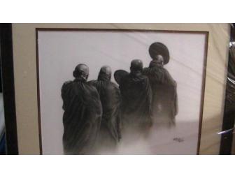 Pencil Drawing from Myanamar