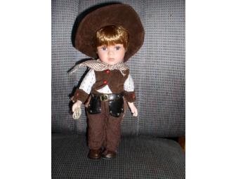 Heirloom Edition of the Duck House Dolls- Cowboy doll