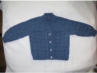 Handmade Baby Boy Sweater and Blanket