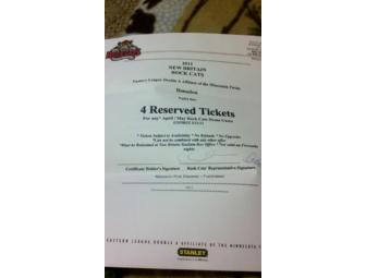 4 Tickets to New Britain Rock Cats Baseball Game