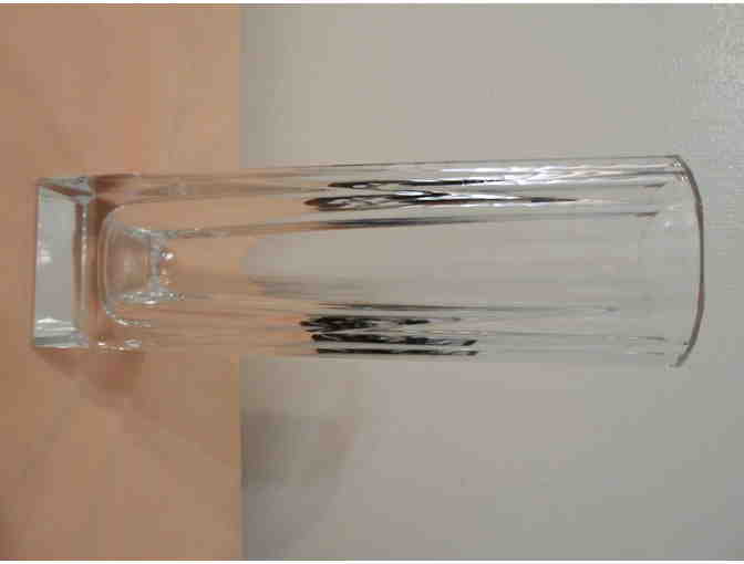 Crystal Vase, heavy cut glass