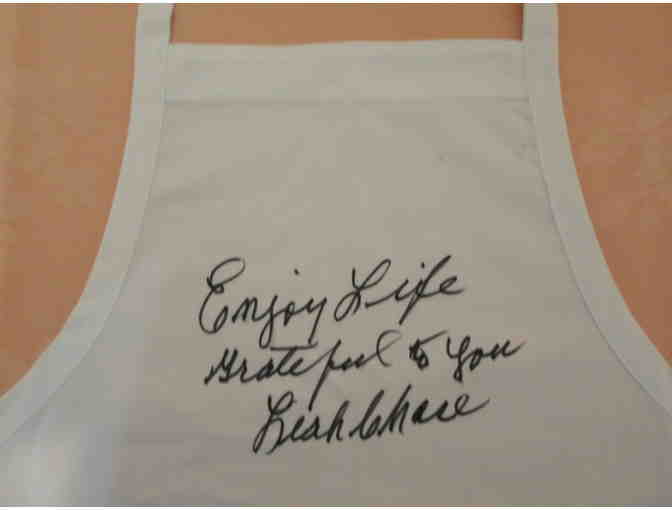 Leah Chase Original Autographed Apron and Chef Hat