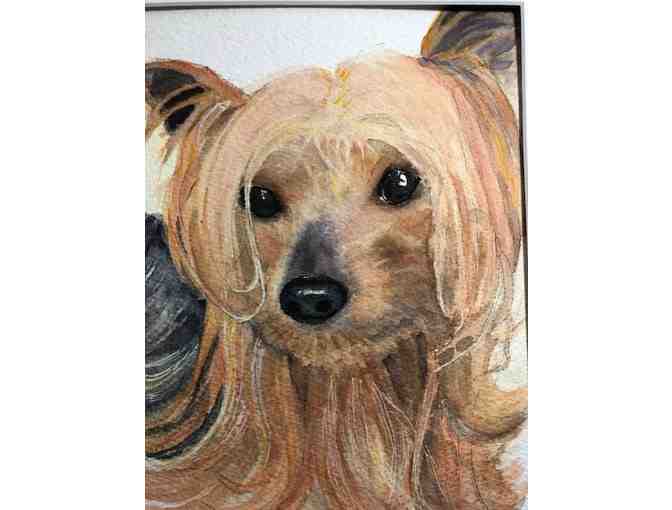 Portrait of Your Pet in Watercolor by Teena Baudier (see other images)