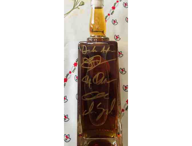 Signed Bottle of Wheeler's Raid Whiskey Bourbon