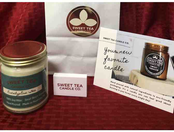 Candle Gift Set with Eucalyptus Tea from Sweet Tea Candle Co.