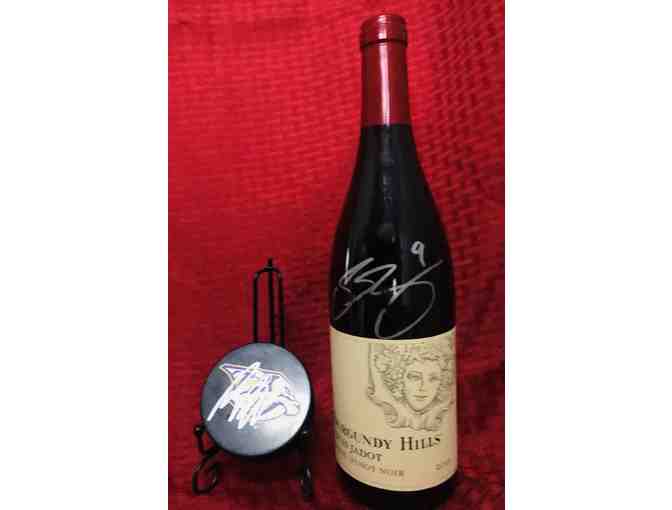 Nashville Predators Autographed Puck & Bottle of Pinot Noir