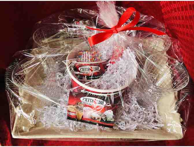 Bruster's Ice Cream Gift Basket including $25 Gift Card