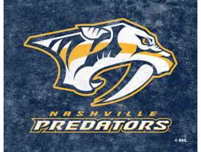 NHL Predators Autographed Hockey Stick