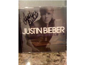 Autographed Justin Bieber 'My World 2.0' CD