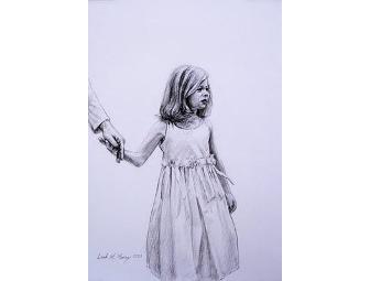 Leah Hopkins Fine Art Chalk or Charcoal Portrait