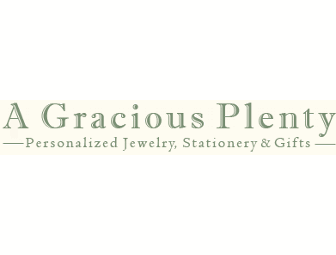 A Gracious Plenty - Love & Wisdom Monogrammed Necklace